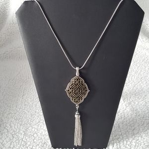 Premier Designs 'Monaco' Necklace with Reversible, Removable Enhancer. NWOT